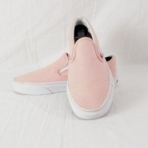 Vans Classic Slip-On Women's Size 9 Shoes Casual Sneakers Pink Skate Low 500714